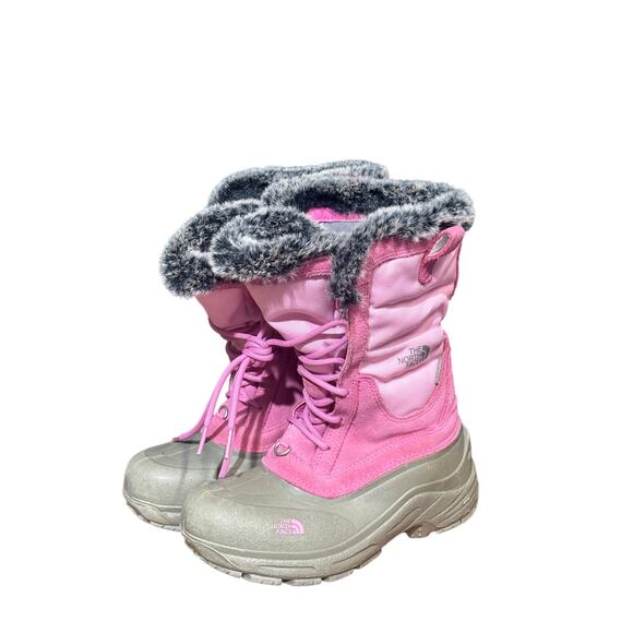 The North Face Girls Round Toe Snow Boots size 4 - Picture 1 of 5